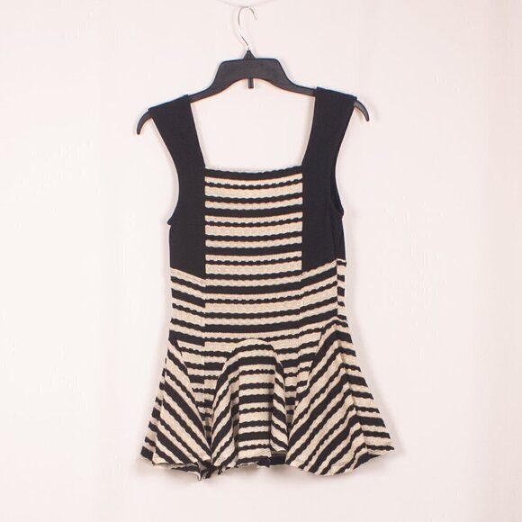 FREE PEOPLE Sedwick Striped Peplum Top Size S - Picture 5 of 6